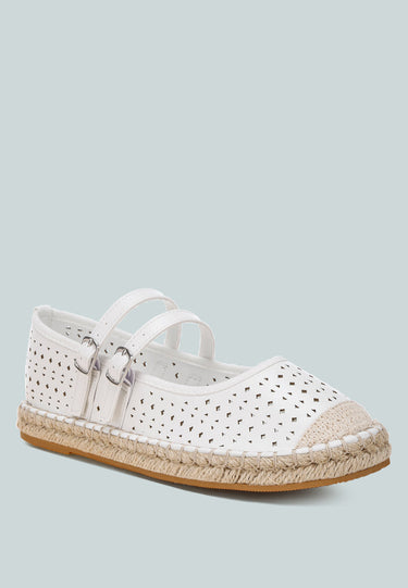 Noori Woven Dual Buckle Sandals
