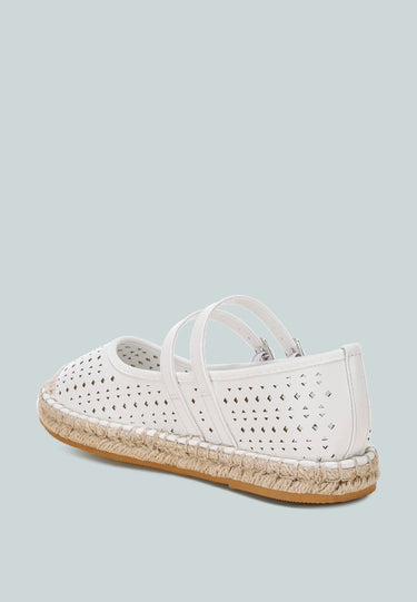 Noori Woven Dual Buckle Sandals