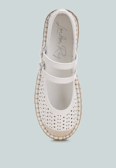 Noori Woven Dual Buckle Sandals