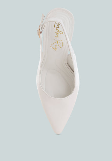 Pointy Toe Slingback Pumps by Mode