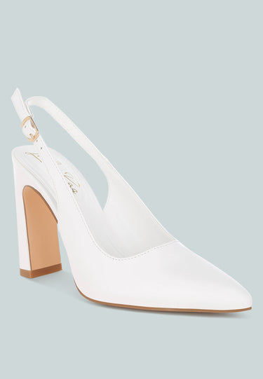 Pointy Toe Slingback Pumps by Mode