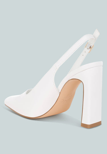 Pointy Toe Slingback Pumps by Mode