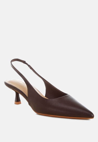 Shala Kitten Heel Slingbacks