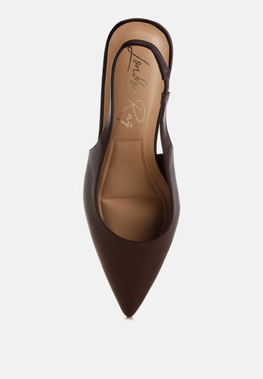 Shala Kitten Heel Slingbacks