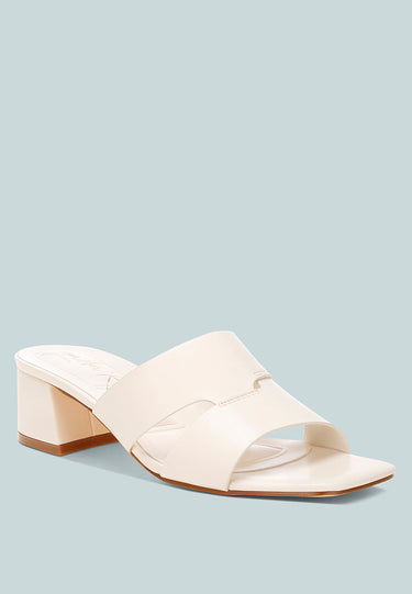 Shulva Block Heel Slip Ons