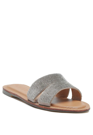 Graviella Metallic Slip-on Sandals