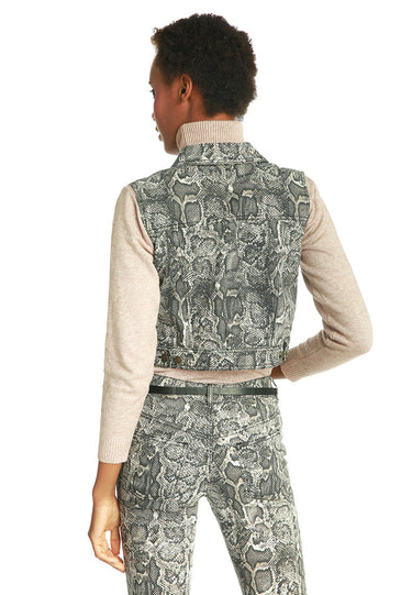 Snake Print Vest and Trousers Co-Ord Set