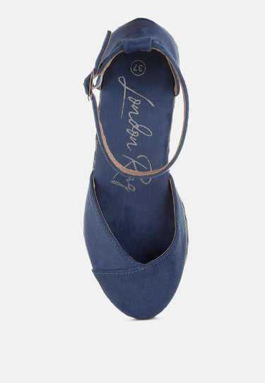 Wedge Heel Espadrilles Sandals by Mode