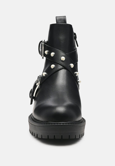 Biker Boots in Black