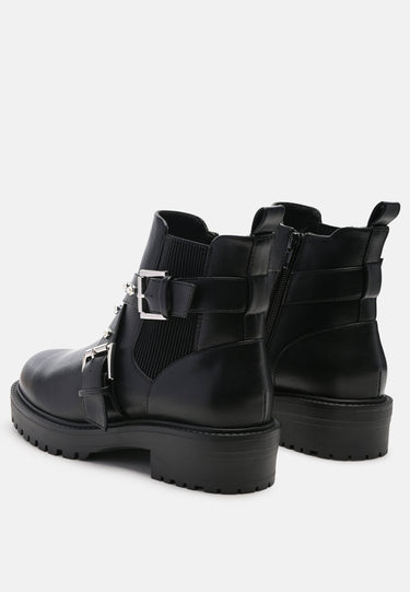 Biker Boots in Black