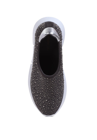 Cabello Studded Slip-on Sneakers