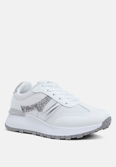 Glitter Detail Chunky Sneakers by RAG