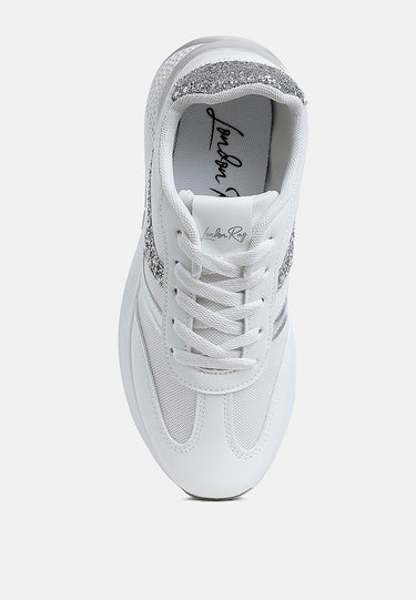 Glitter Detail Chunky Sneakers by RAG