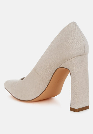 Women Slim Block Heel Pumps