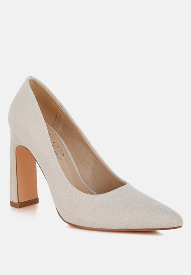 Women Slim Block Heel Pumps