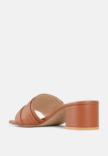 Women Double Buckle Strap Heels