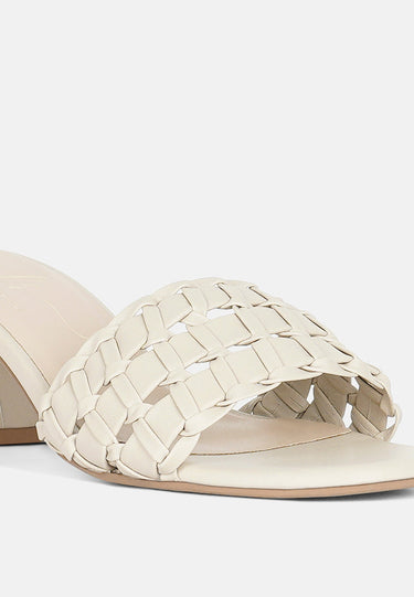 Women Strap Detail Slip-on Sandals