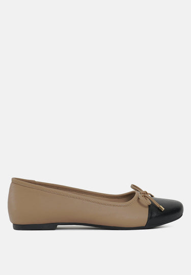 Women Two Tone Ballet Flats