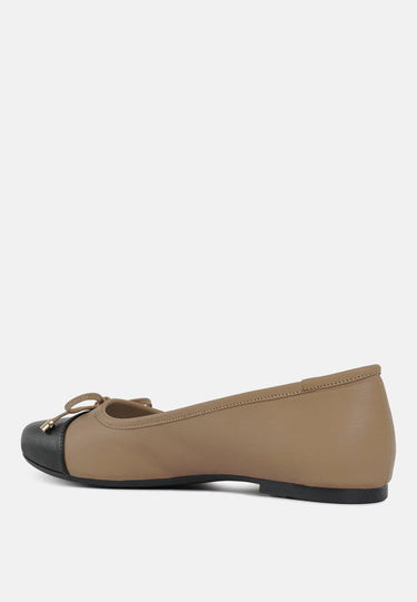 Women Two Tone Ballet Flats