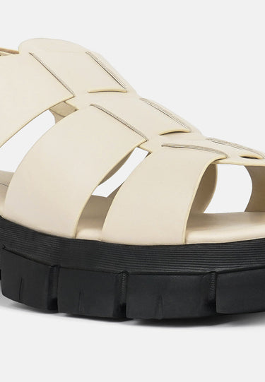 Women Faux Leather Strappy Sandals