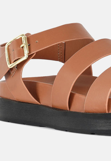 Women Stylish Strappy Flatform Sandals