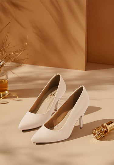 Women Faux Leather Stiletto Pumps