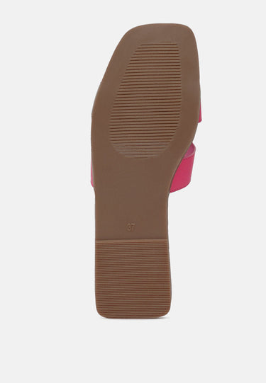 Women Square Toe Slip on Flats
