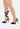 WALLIS Black Velvet Diamante Tie Up High Heeled Sandals_Black