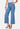 Watercolor Checks Patterned Denim Pants