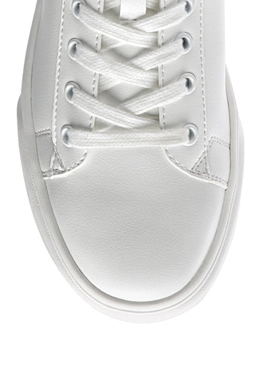 Vreni White Sneakers With Back Details