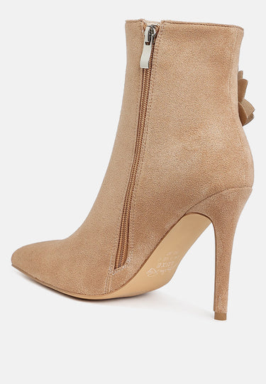 Rhinestones Petal Detail Boots by RAG