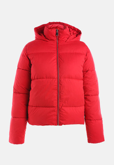 Zip Up Hooded Puffer Jacket
