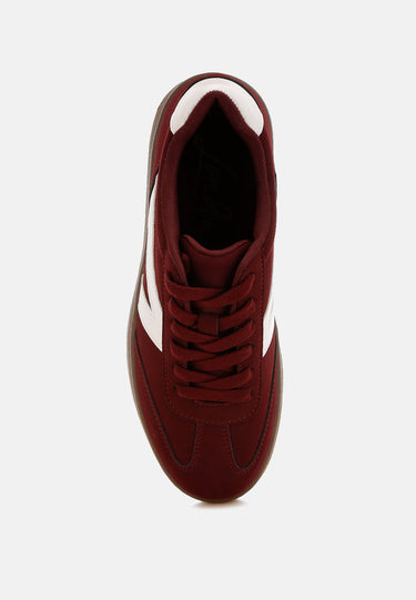 Contrasting Patchwork Chunky Sneakers by RAG