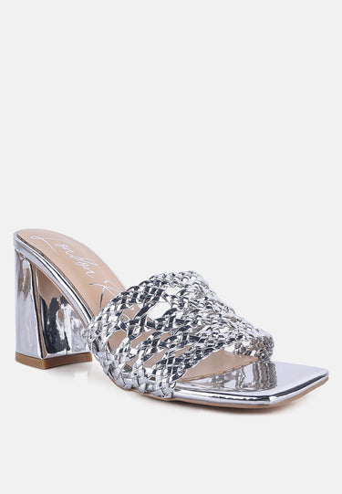 Adorbs Braided Straps Slip on Sandals