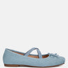 arimer criss cross strap ballet flats#color_blue