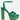 bellini diamante microfiber high block heeled sandals#color_green