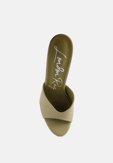 Bff Choice Slip-on Stiletto Sandals "