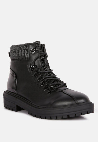 boundless faux leather ankle boots#color_black