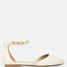 buqisi chain embellished flat sandals#color_off-white