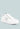 claude faux leather back panel detail sneakers#color_white