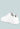 claude faux leather back panel detail sneakers#color_white