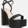 CRUELLA Black Block Heel Platform Sandals#color_black