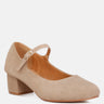 DALLIN Suede Block Heel Mary Janes in Sand#color_sand