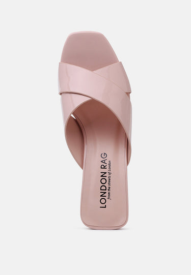 Emine Block Heeled Slip-on Sandals