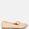 fembot horsebit detail flexible loafers#color_beige