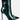 firefly metallic chain embellished stiletto ankle boots#color_green