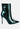 Firefly Metallic Chain Embellished Stiletto Ankle Boots