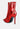 firefly metallic chain embellished stiletto ankle boots#color_red