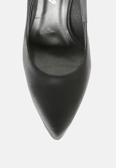 fizzy goblet satin stiletto pumps#color_black
