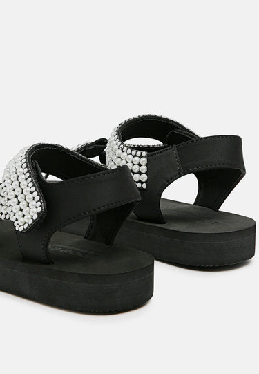 Floater Sandals in Black